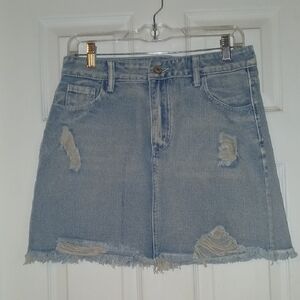 Denim Mini Skirt